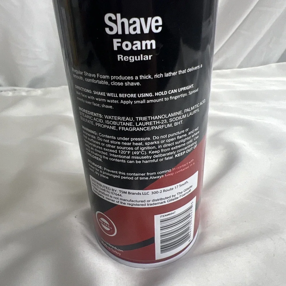 Shave Foam Regular Luxury Men 12‎ Oz Can Brand New